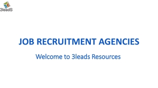 Find the Best Job Recruitment Agencies | 3leads