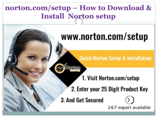 norton.com/setup – How to Download & Install Norton setup