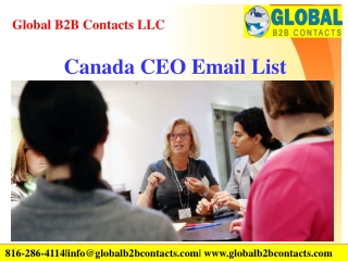 Canada CEO Email List