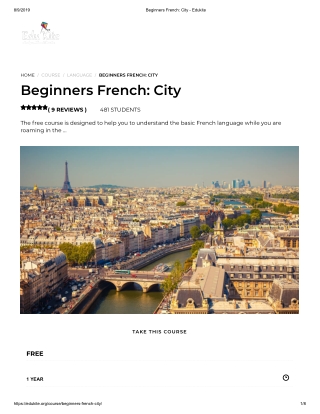 Beginners French_ City - Edukite