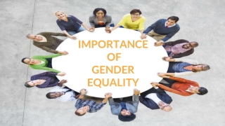 Importance of Gender Equality