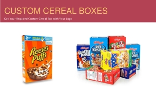 Custom Cereal Boxes