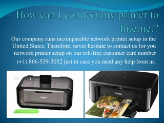 How to use canon printer as network printer