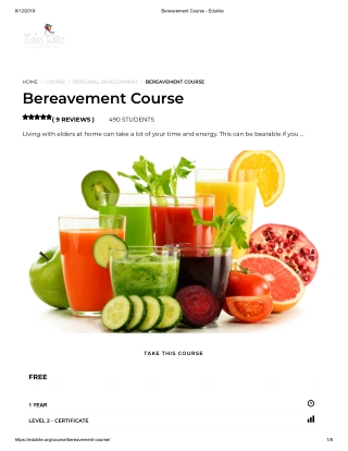 Bereavement Course - Edukite