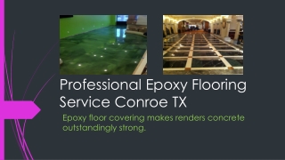 Best Epoxy Flooring Service