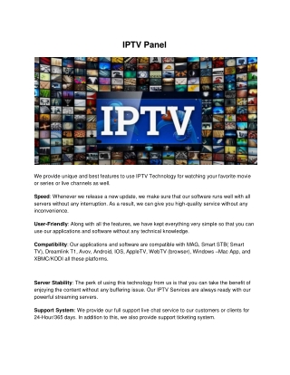SECURE IPTV – Leading IPTV website