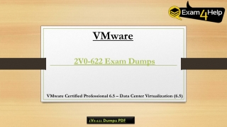 Exam4Help | Latest 2V0-622 Dumps with PDF and 2V0-622 Dumps Questions