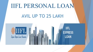 IIFL Personal Loan