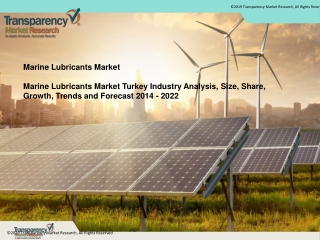 Marine Lubricants Market - Turkey Industry Analysis, Size, Share, Growth, Trends and Forecast 2014 - 2022