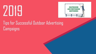 Tips for Successful Outdoor Advertising Campaigns