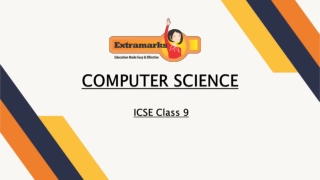 Learn Computer Science Class 9th with Extramarks