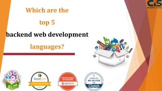Which are the top 5 backend web development languages?