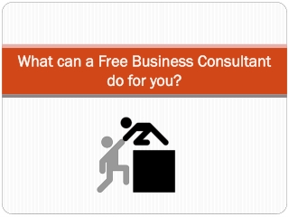 What can a Free Business Consultant do for you