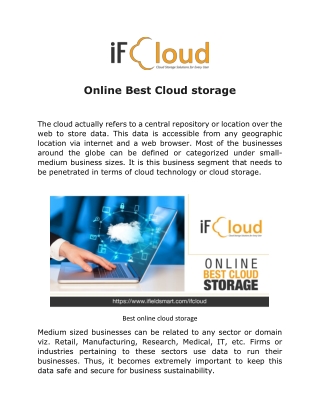 Online Best Cloud storage