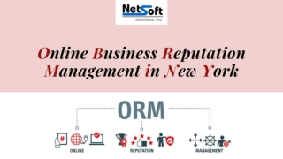 Online Business Reputation Management in New York