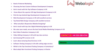 Web Development Company in UK with excellent services