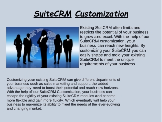 SuiteCRM Customization | Plugins | Custom Module | Outright Store