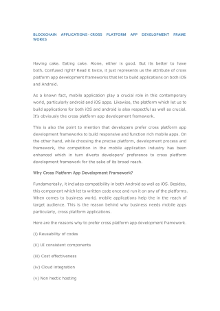 Blockchain Development Company