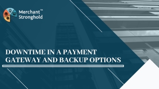Merchant Stronghold Can Help Your In Downtime Payment Gateway Situation