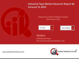 Industrial Tape Market Demand, Industry Size, Top Players, Opportunities, Sales, Revenue And Regional Forecast To 2023