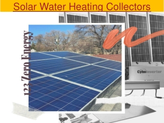 Solar Water Heating Collectors