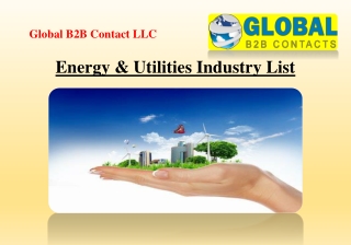 Energy & Utilities Industry List