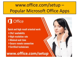 office.com/setup | Microsoft Office on Windows | www.office.com/setup