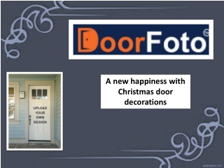 A new happiness with Christmas door decorations