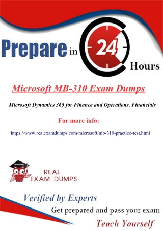 Get Latest MB-310 Practice Question Answers | Released By RealExamDumps.com