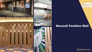 Glass Partition Wall – Install it Today