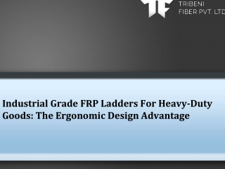 FRP Ladders for Heavy-Duty goods.