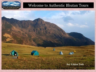 Adventurous Bhutan Trekking Tour