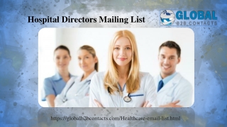 Hospital Directors Mailing List