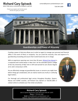 Guardianships and Power of Attorney