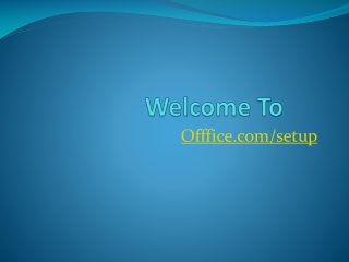 Download and Install Office Setup