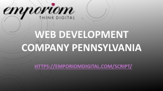 Web development company Pennsylvania- Emporiomdigital