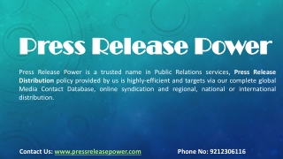 Unlimited Press Release Power