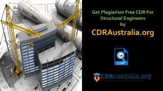 CDR for Structural Engineers Australia by CDRAustralia.org