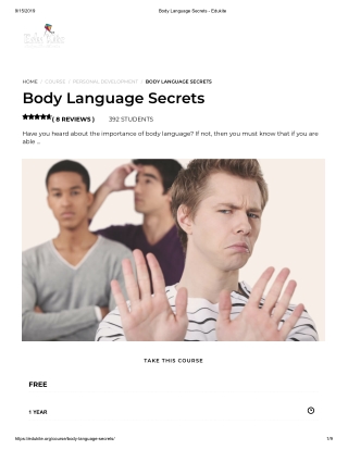 Body Language Secrets - Edukite