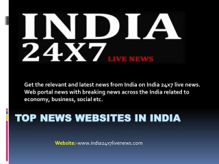 Top news websites in india