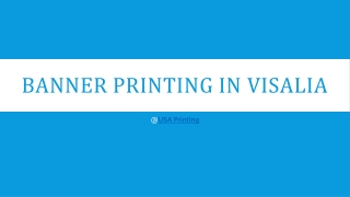 Banner Printing in Visalia
