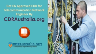 CDR for Telecommunications Network Engineer by CDRAustralia.org