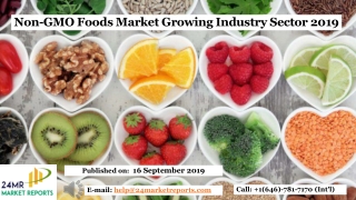 Non GMO Foods Market Growing Industry Sector 2019