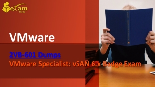 Latest VMware 2VB-601 Dumps PDF Perfect Dedication | Exam4Help