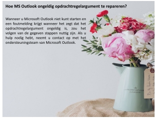 Hoe MS Outlook ongeldig opdrachtregelargument te repareren?