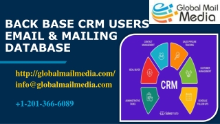 BACK BASE CRM USERS EMAIL & MAILING DATABASE