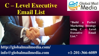 C – Level Executive Email List