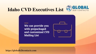 Idaho CVD Executives List