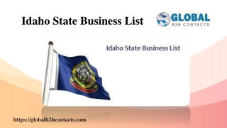 Idaho State Business List