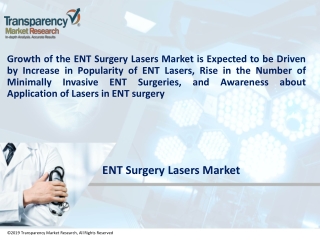 ENT Surgery Lasers Market Insights and Emerging Trends by 2027